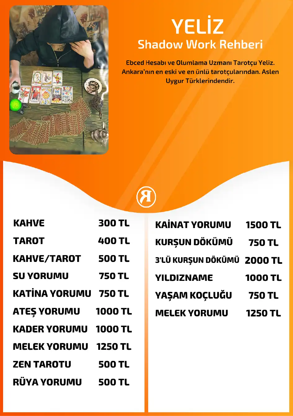 Yeliz Turuncu Fal Cafe online katina yorumu tanıtım ve fiyat bilgisi görseli