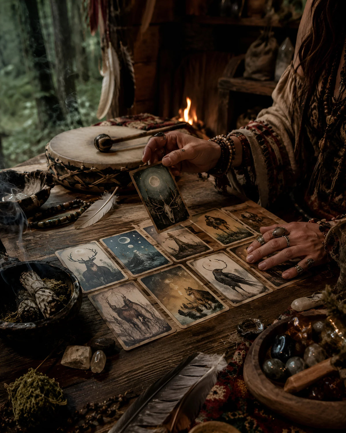 Fal Santrali Şaman Tarotu Görseli