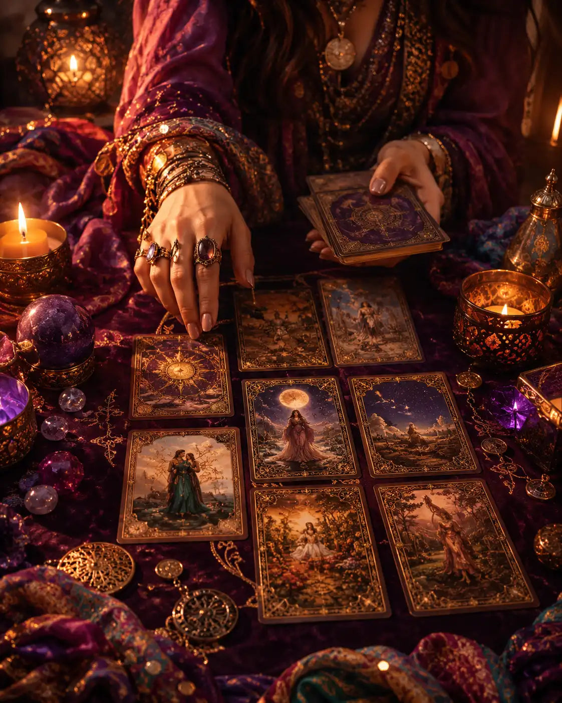 Çingene tarotu tanıtım görseli