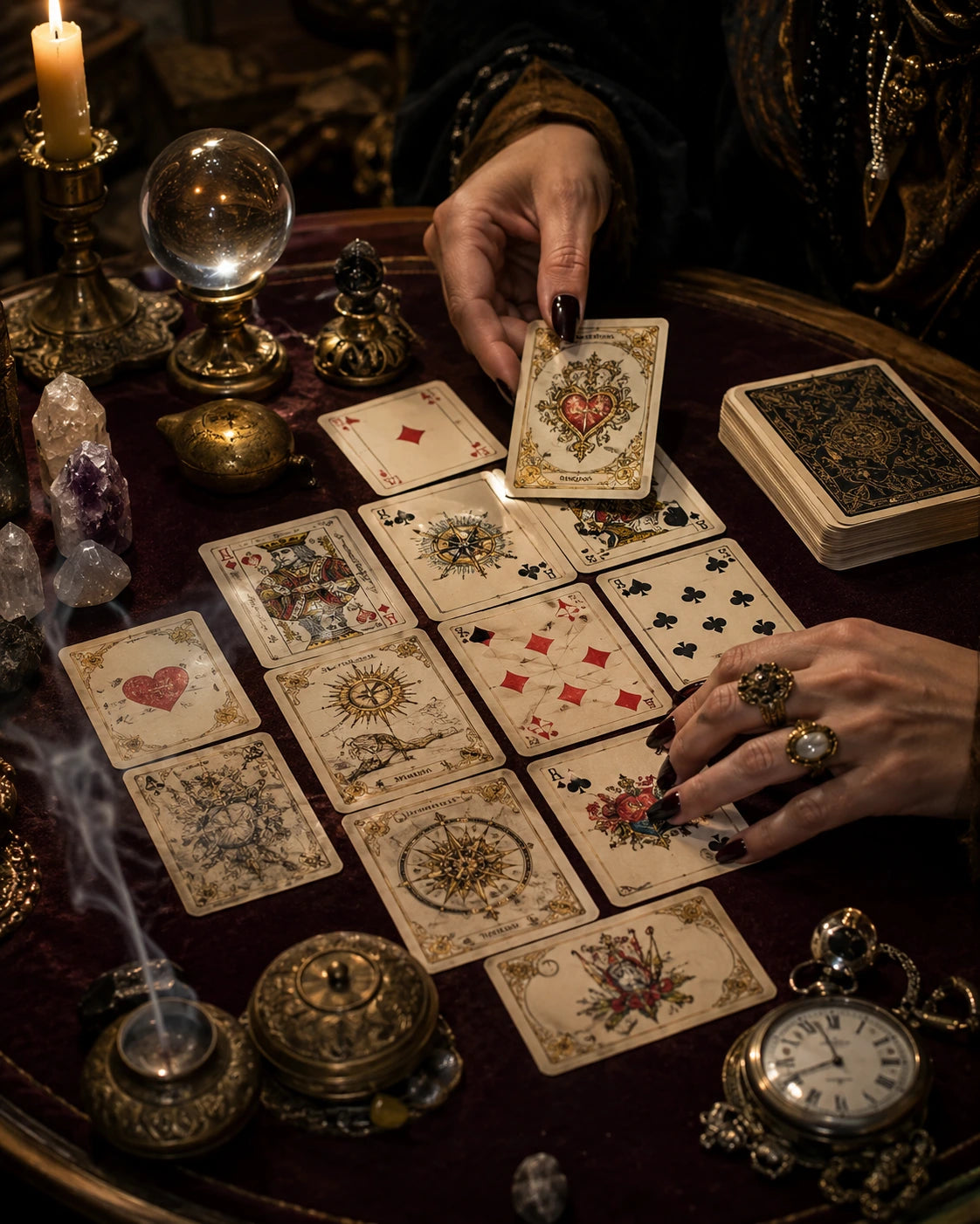 Gece Falcilari Hümeyra İskambil Tarotu Görseli