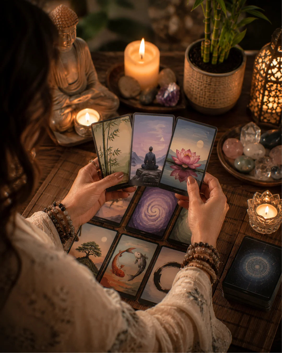 Yorumcu Nefes online zen tarotu detay tanıtım görseli | Gece Falcıları