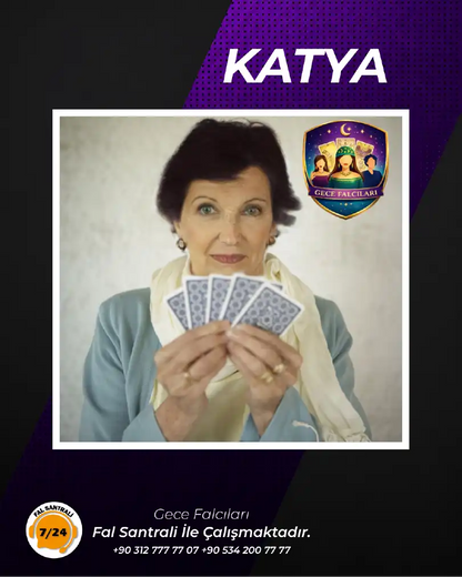 Gece Falcıları online yorumcu Katya tanıtım görseli