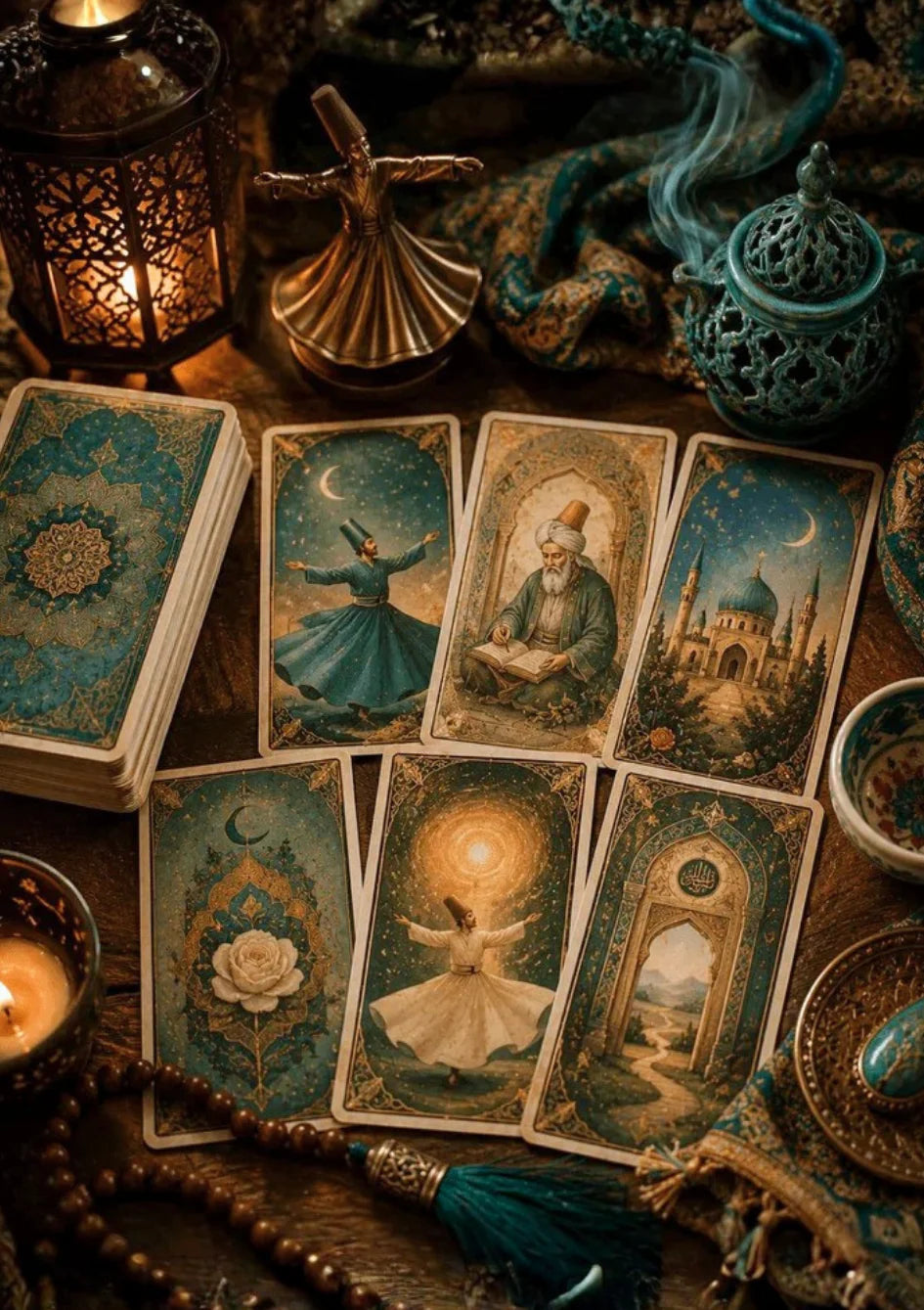 Nar Fal Cafe yorumcu Bereket online Rumi tarot görseli