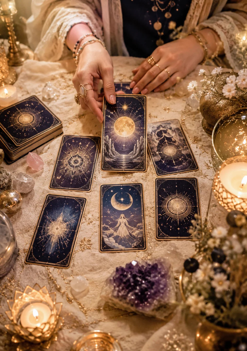 Nar Fal Cafe yorumcu İnci online Efsunlu tarot görseli