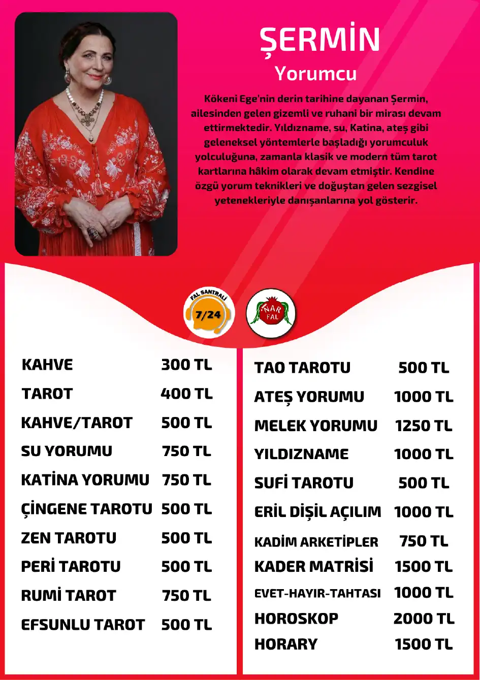 Nar Fal Cafe yorumcu Şermin online horary yorumu fiyat bilgisi görseli