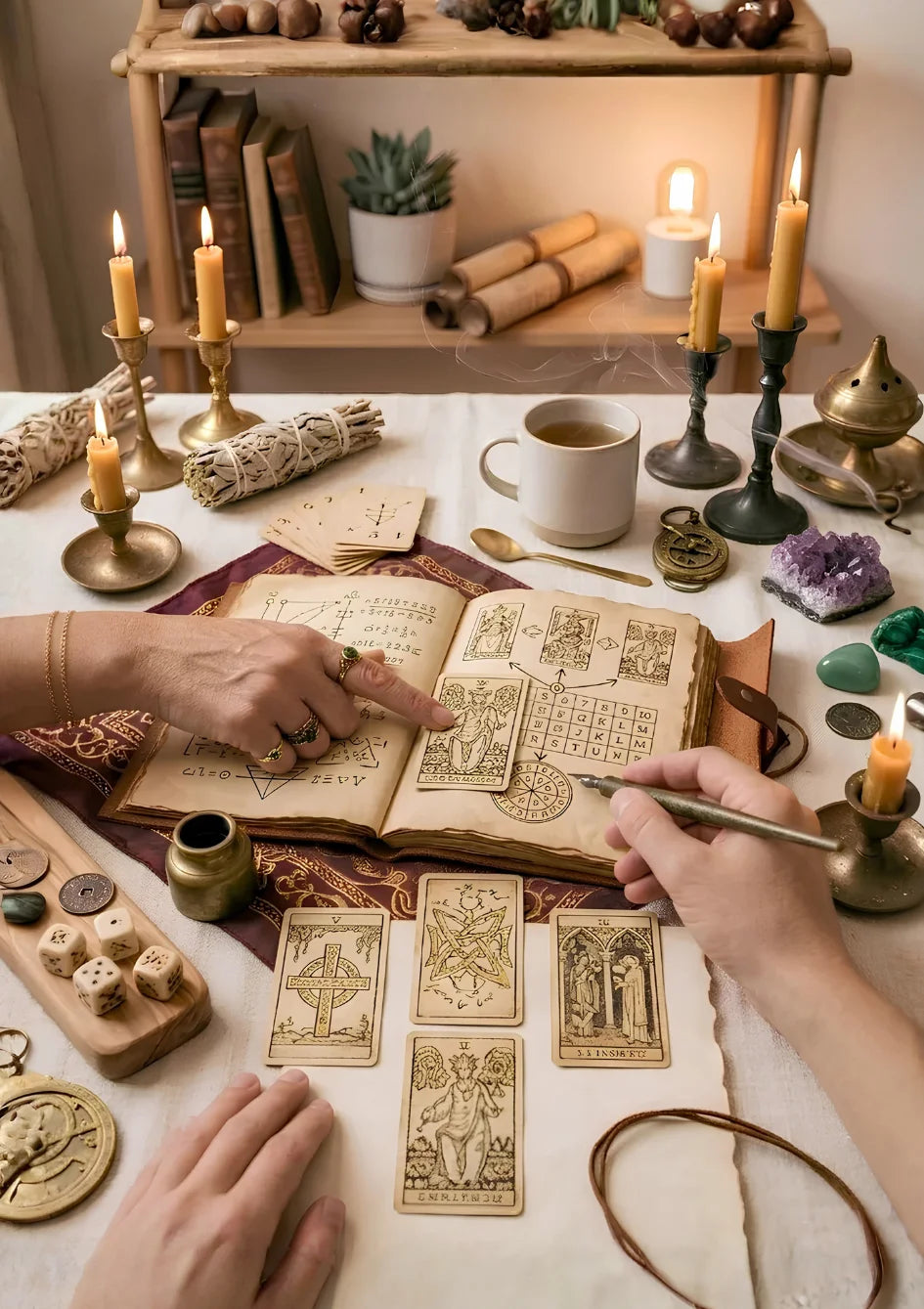 Online Fal Cafe yorumcu Asiye online ebced tarotu yorumu görseli