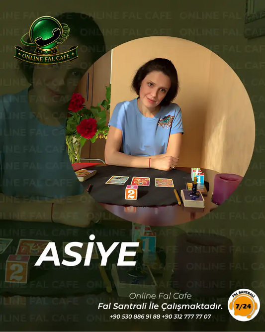 Online Fal Cafe yorumcu Asiye online karma yorumu ve tanıtım görseli