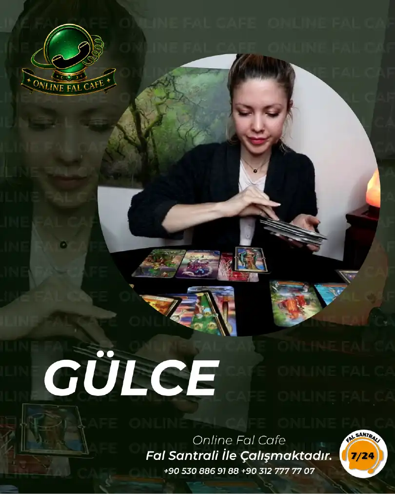 Online Fal Cafe yorumcu Gülce online katina yorumu ve tanıtım görseli