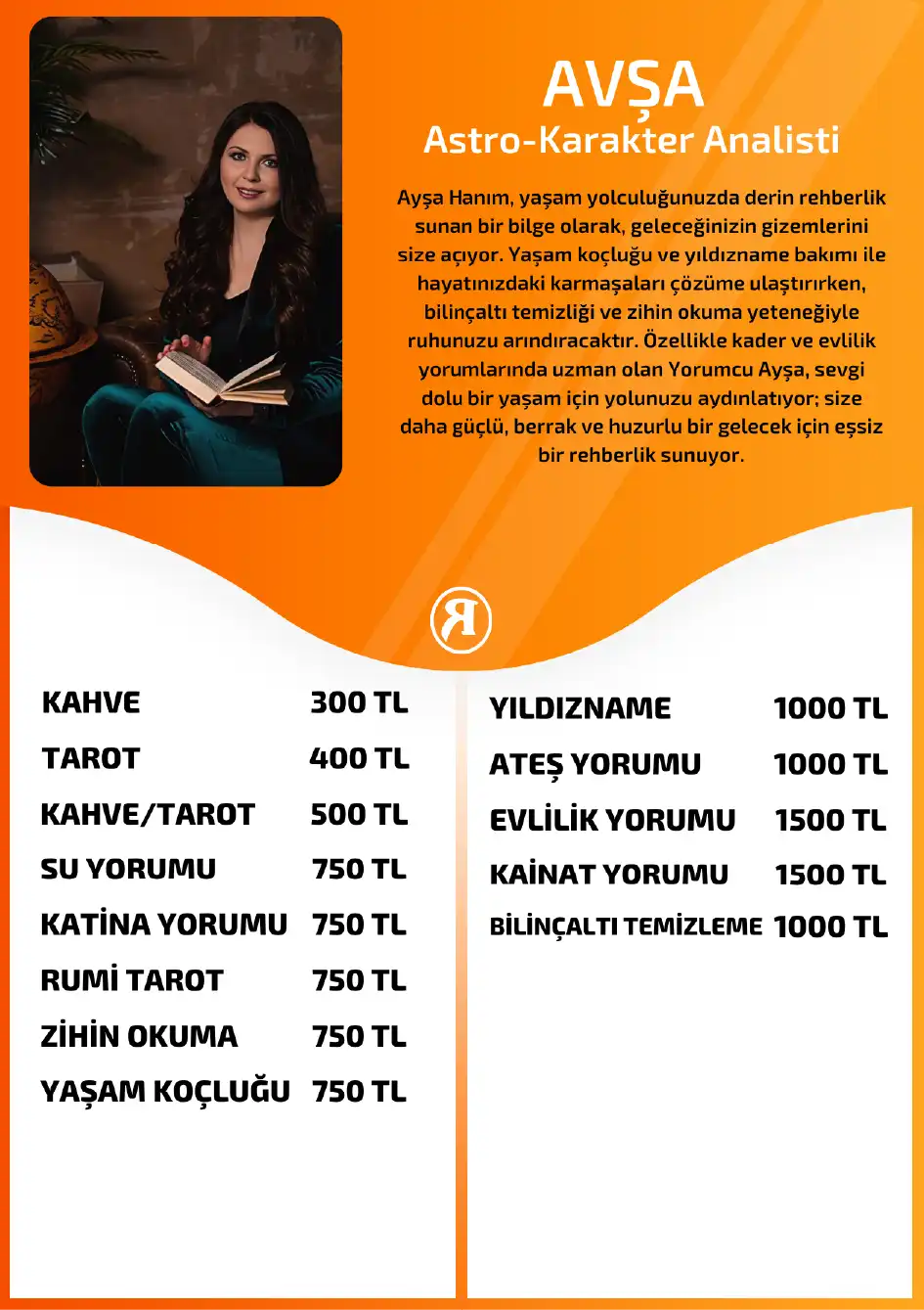 Avsa Turuncu Fal Cafe online katina yorumu tanıtım ve fiyat bilgisi görseli