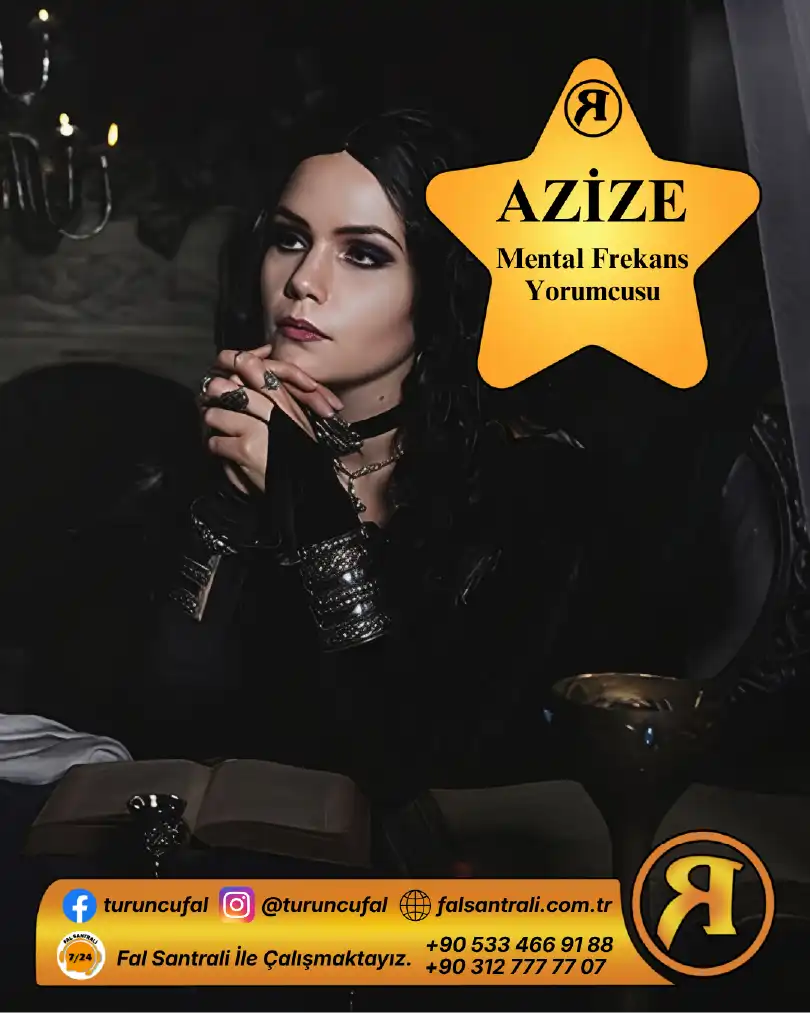 Azize Turuncu Fal Cafe online ates yorumu ve yorumcu tanıtım görseli