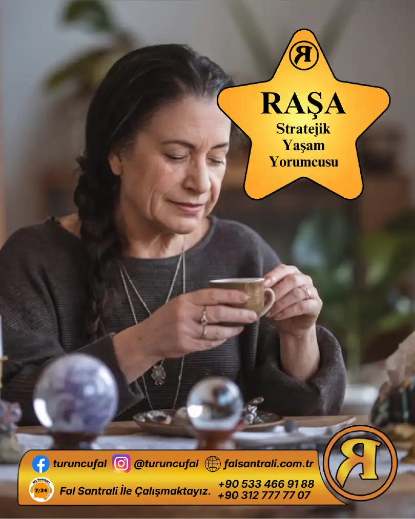 Turuncu Fal Cafe yorumcu Raşa tanıtım görseli
