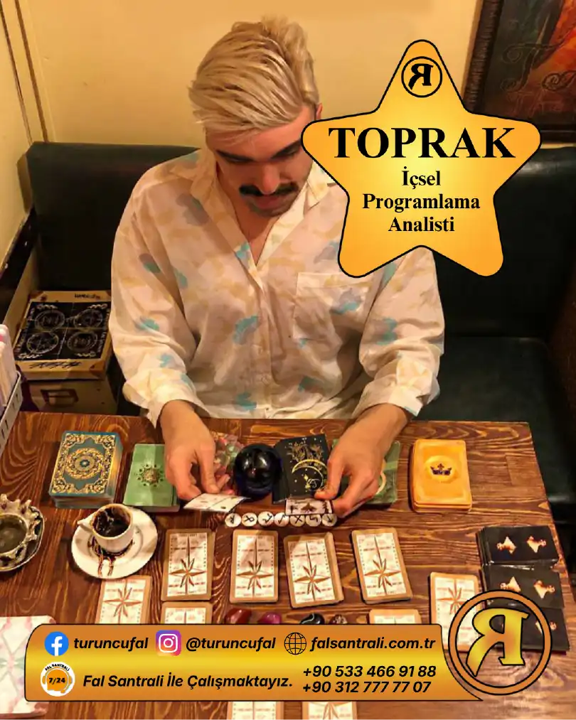 Turuncu Fal Cafe yorumcu Toprak tanıtım görseli