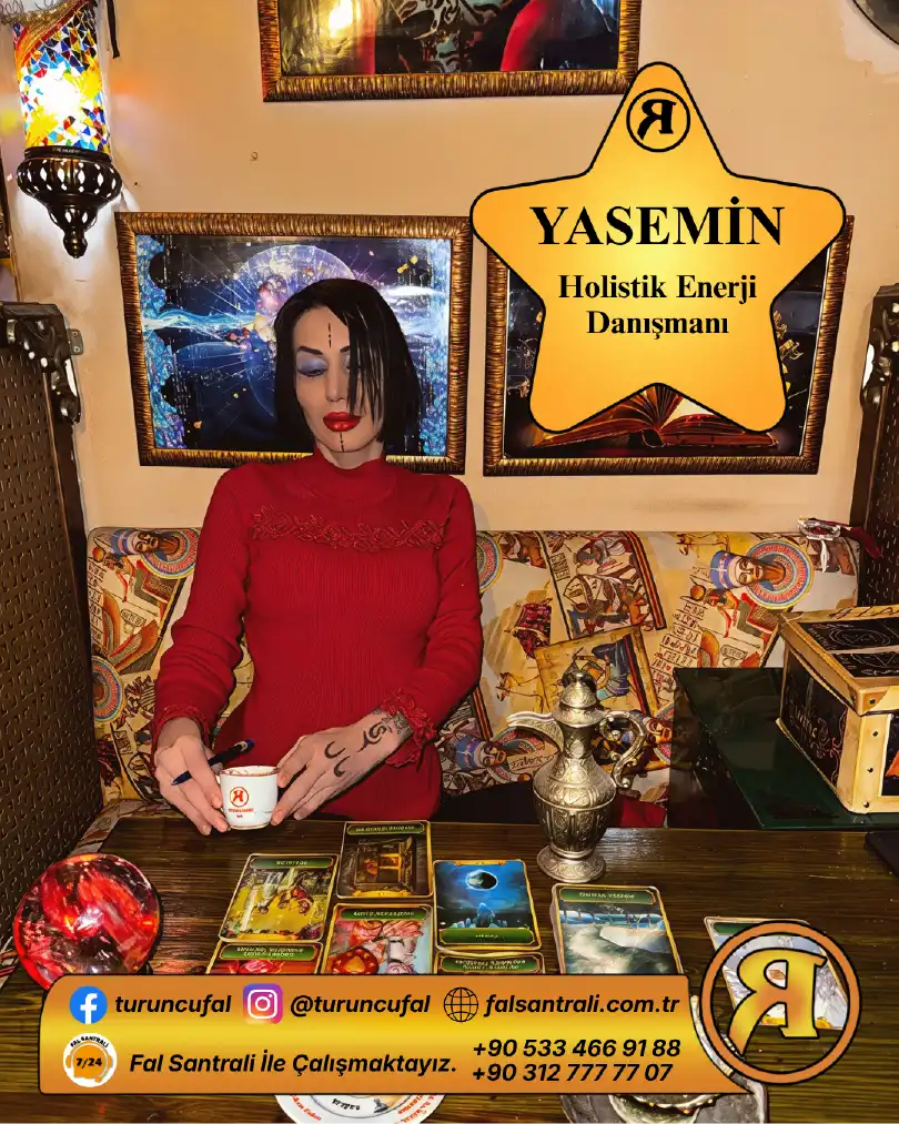 Turuncu Fal Cafe yorumcu Yasemin tanıtım görseli