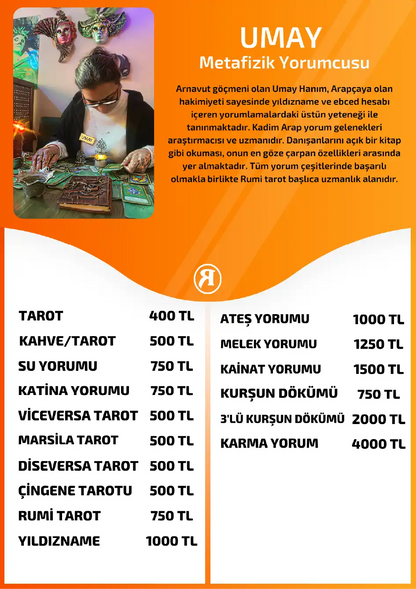 Umay Turuncu Fal Cafe online yildizname tanıtım ve fiyat bilgisi görseli