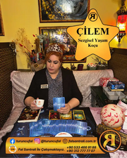 Turuncu Fal Cafe yorumcu Çilem tanıtım görseli