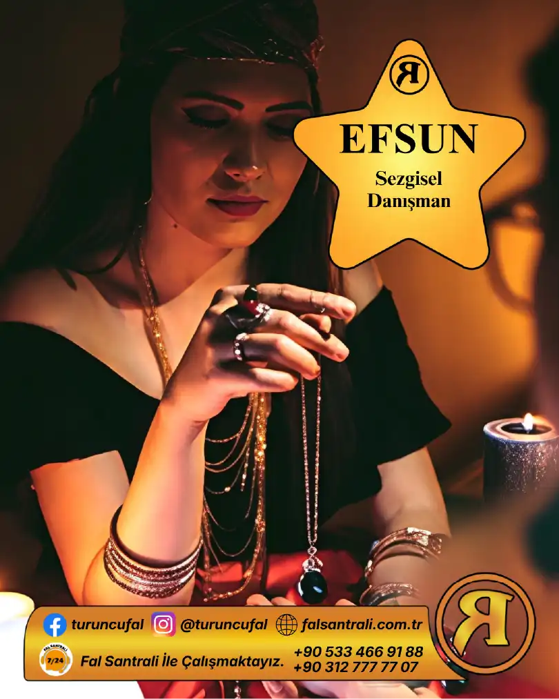 Turuncu Fal Cafe yorumcu Efsun tanıtım görseli