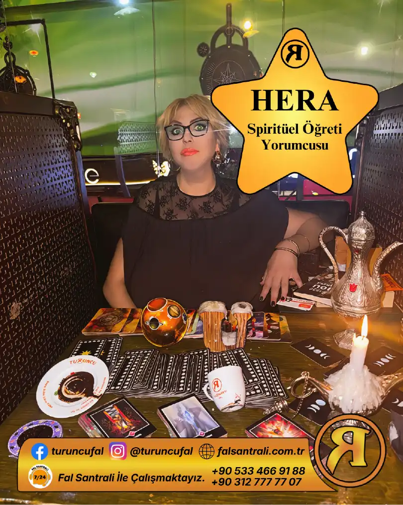 Turuncu Fal Cafe yorumcu Hera tanıtım görseli