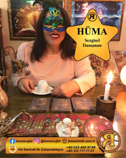Turuncu Fal Cafe yorumcu Hüma tanıtım görseli