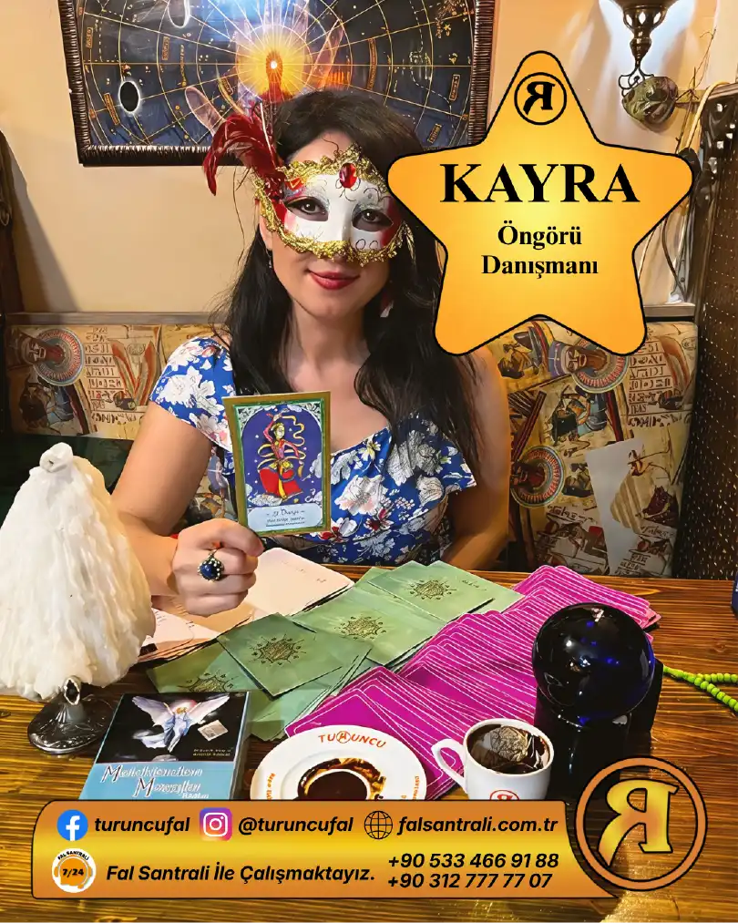 Turuncu Fal Cafe yorumcu Kayra tanıtım görseli