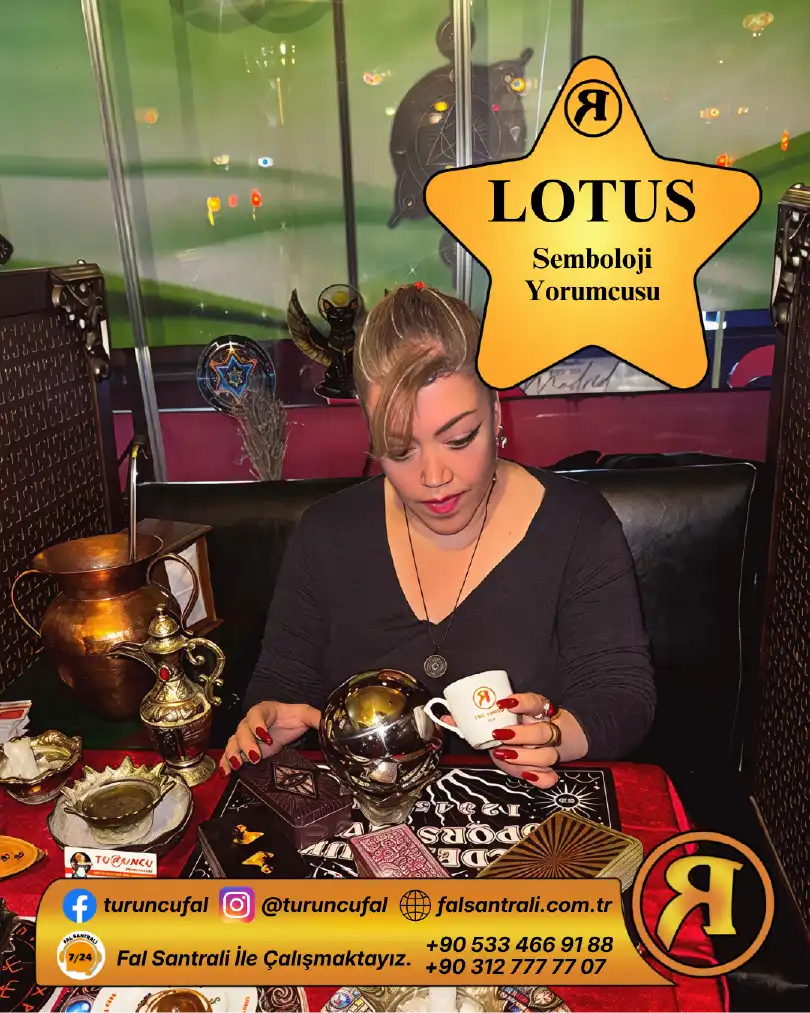 Turuncu Fal Cafe yorumcu Lotus tanıtım görseli