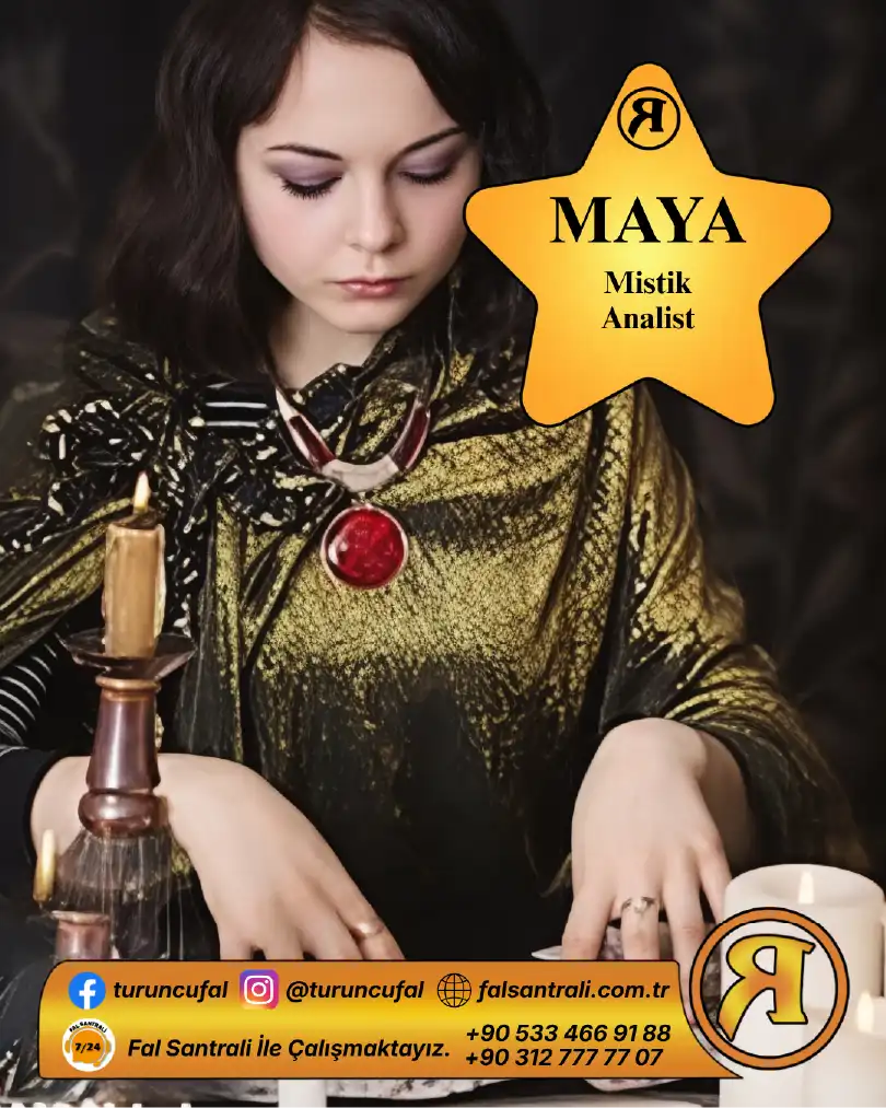 Turuncu Fal Cafe yorumcu Maya tanıtım görseli